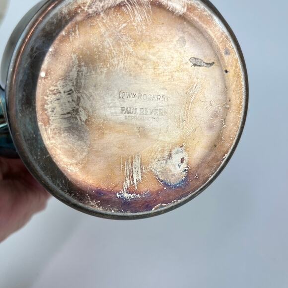 William Rogers Paul Revere Coffee Tea Pot Reproduction - Picture 6 of 7